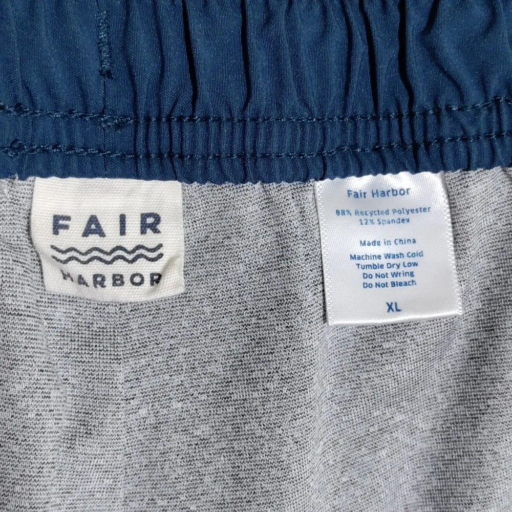 Fair Harbor Anchor Swim Trunks Mens‎ XL Tropical Floral Lined Pockets Drawstring